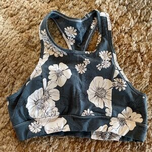 Women’s floral sports bra